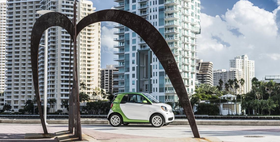 smart electric drive, Pressefahrvorstellung Miami 2016, smart el