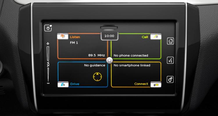 19_SWIFT_interior_Smartphone Linkage Display Audio