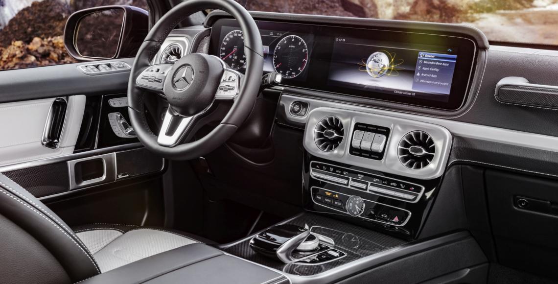 Die neue Mercedes-Benz G-Klasse: Exklusiver Innenraum: Die G-Klasse modern interpretiert