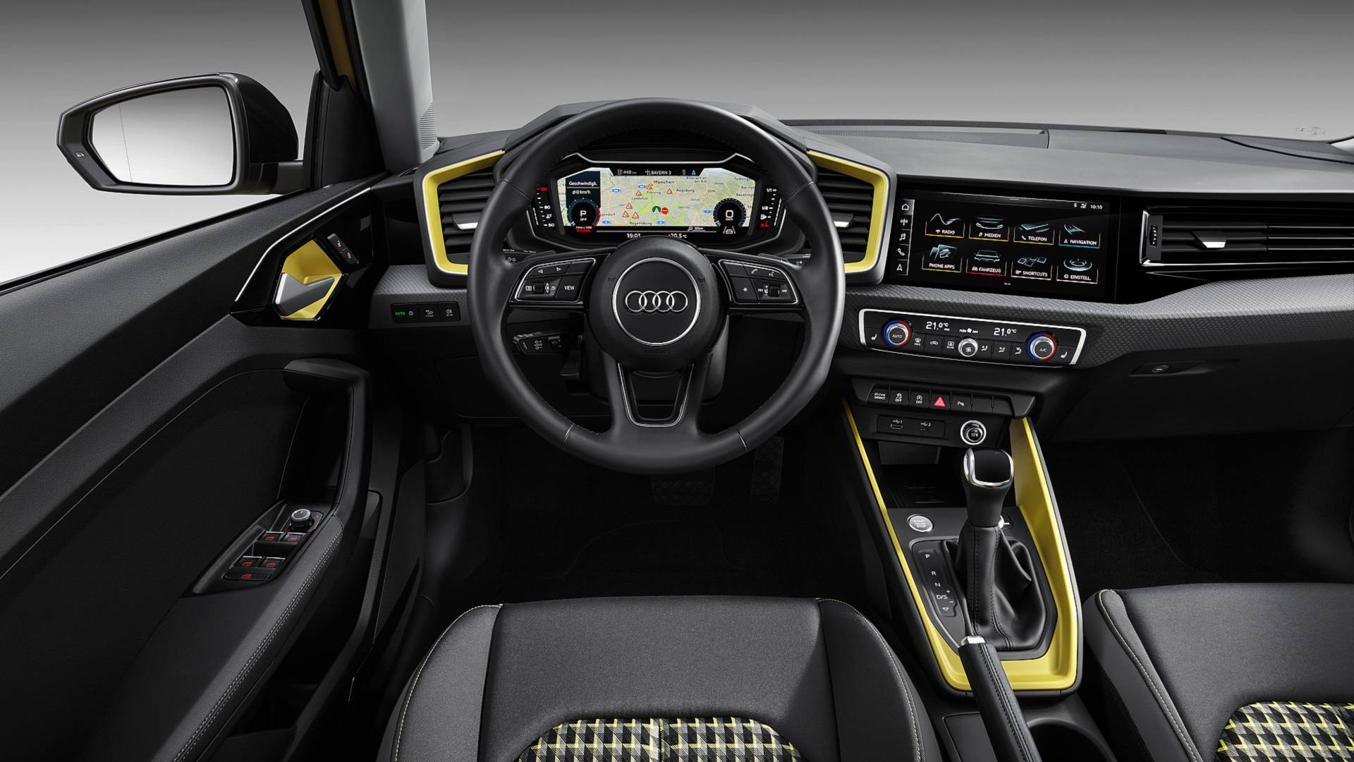 So nackt ist der neue Audi A1 als Basismodell. Oder doch nicht?