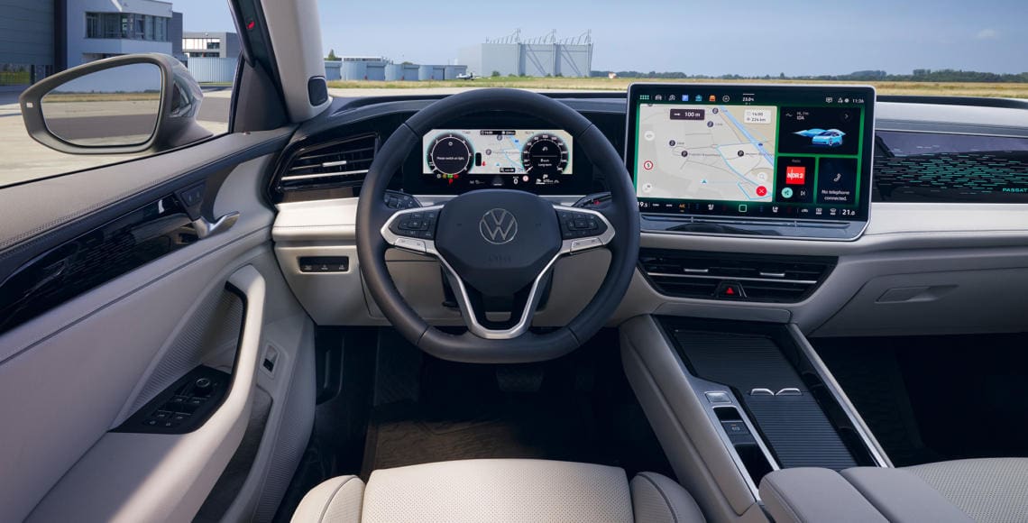 Premiere Neuer VW Passat (Cockpit)